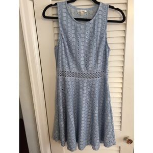 Miami from Francesca’s Blue Lace Dress